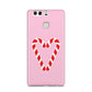 Candy Cane Heart Huawei P9 Case