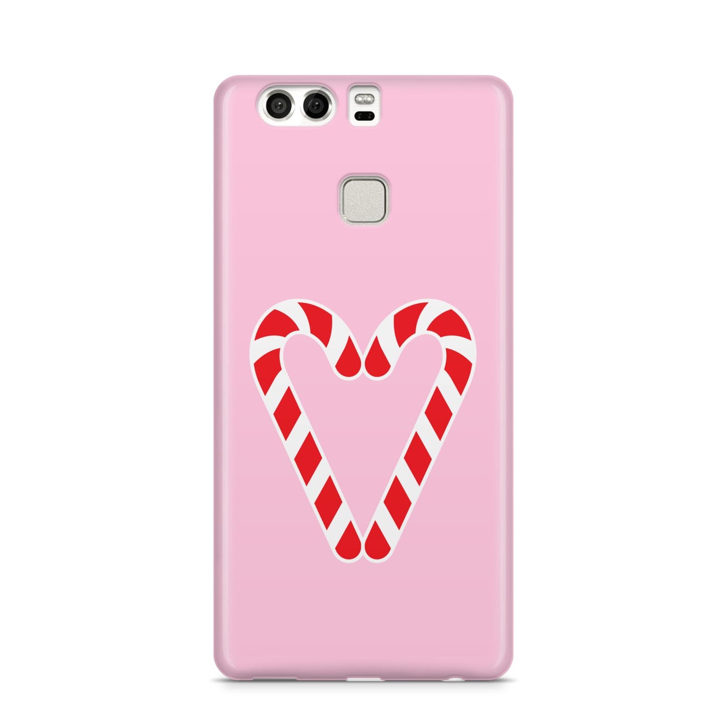 Candy Cane Heart Huawei P9 Case