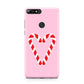 Candy Cane Heart Huawei Y7 2018