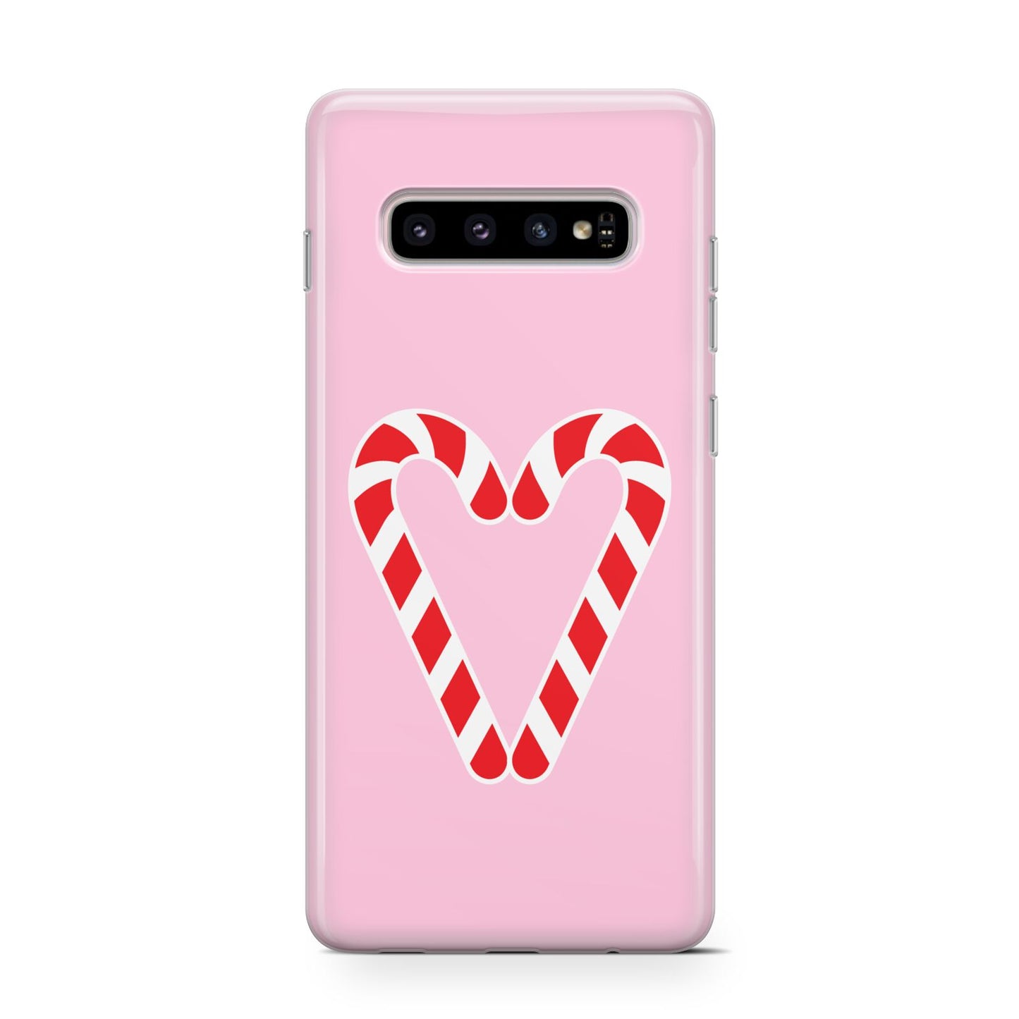 Candy Cane Heart Protective Samsung Galaxy Case