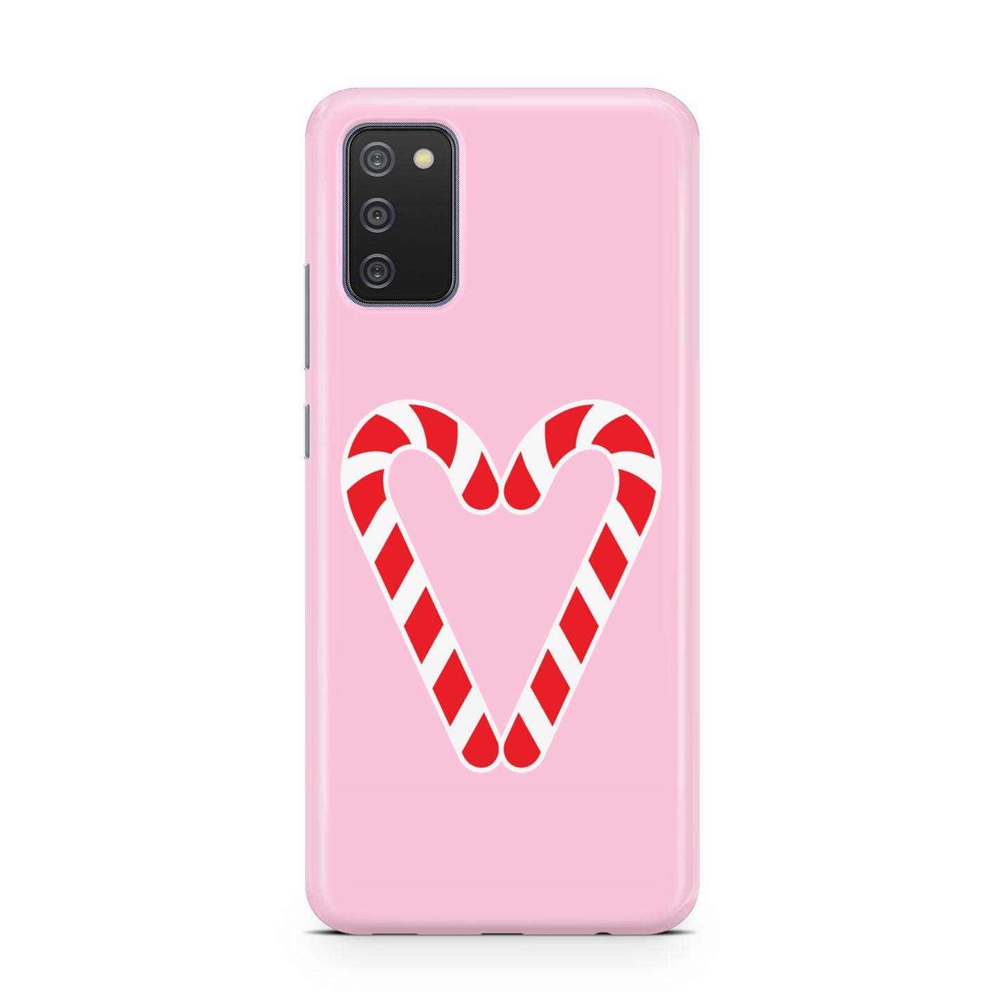 Candy Cane Heart Samsung A02s Case