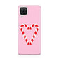 Candy Cane Heart Samsung A12 Case