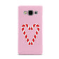 Candy Cane Heart Samsung Galaxy A5 Case