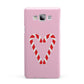 Candy Cane Heart Samsung Galaxy A7 2015 Case