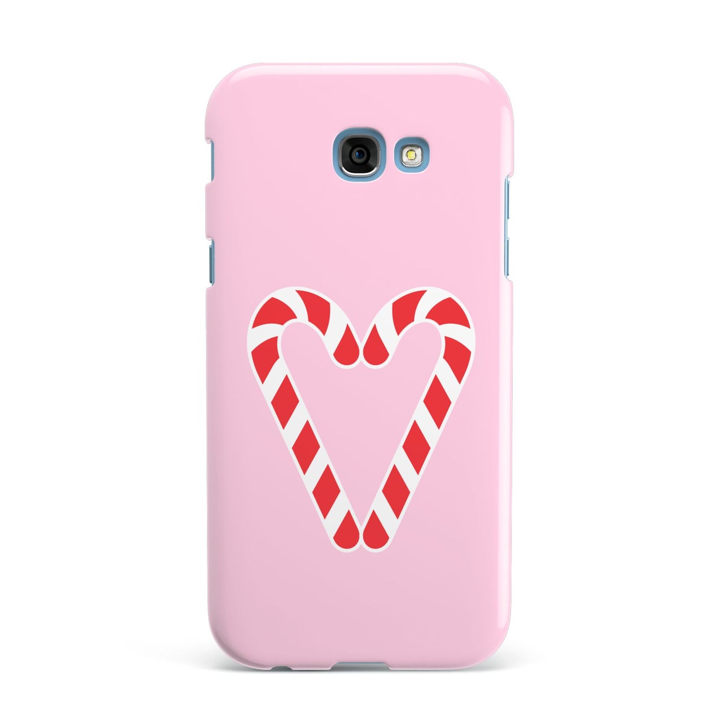 Candy Cane Heart Samsung Galaxy A7 2017 Case