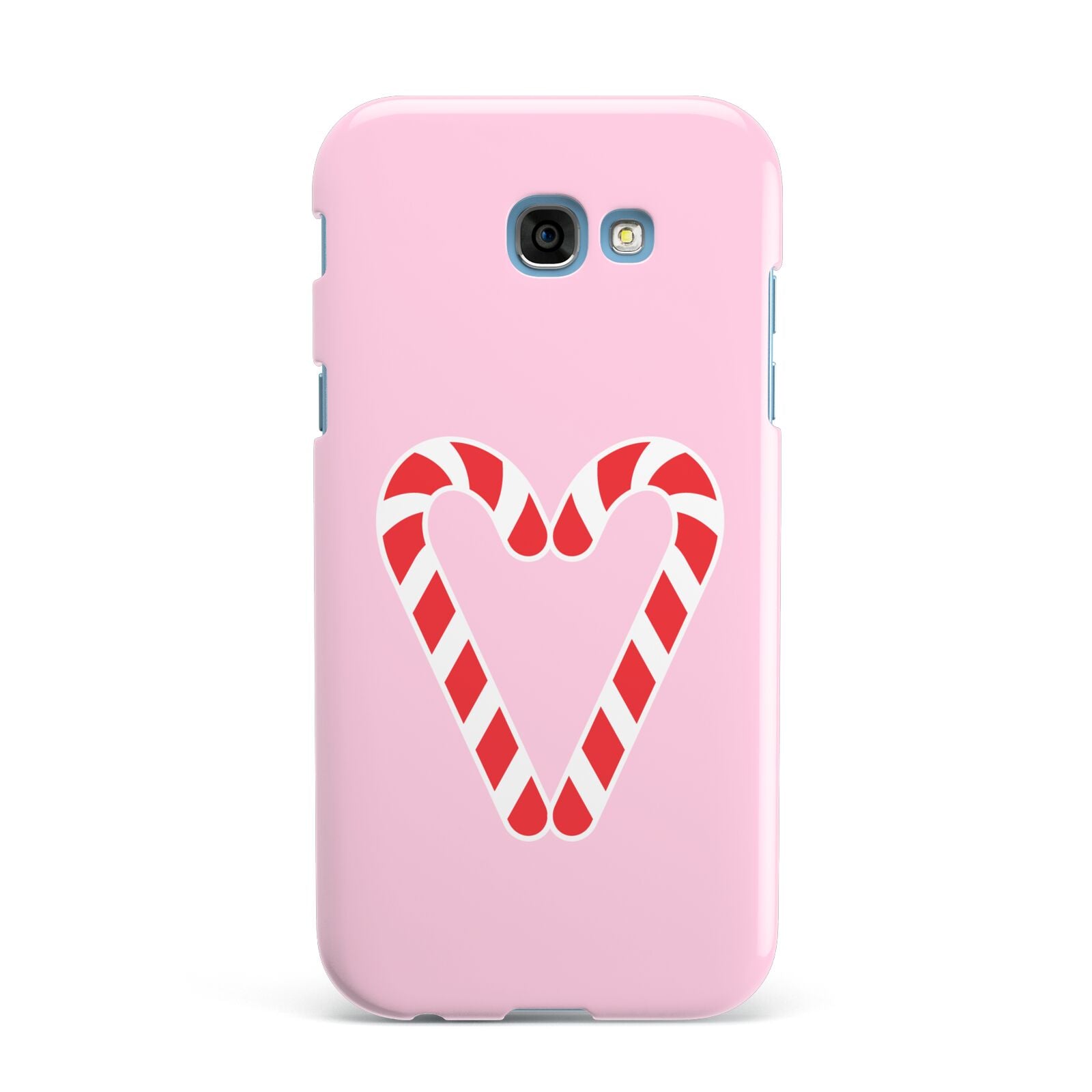 Candy Cane Heart Samsung Galaxy A7 2017 Case