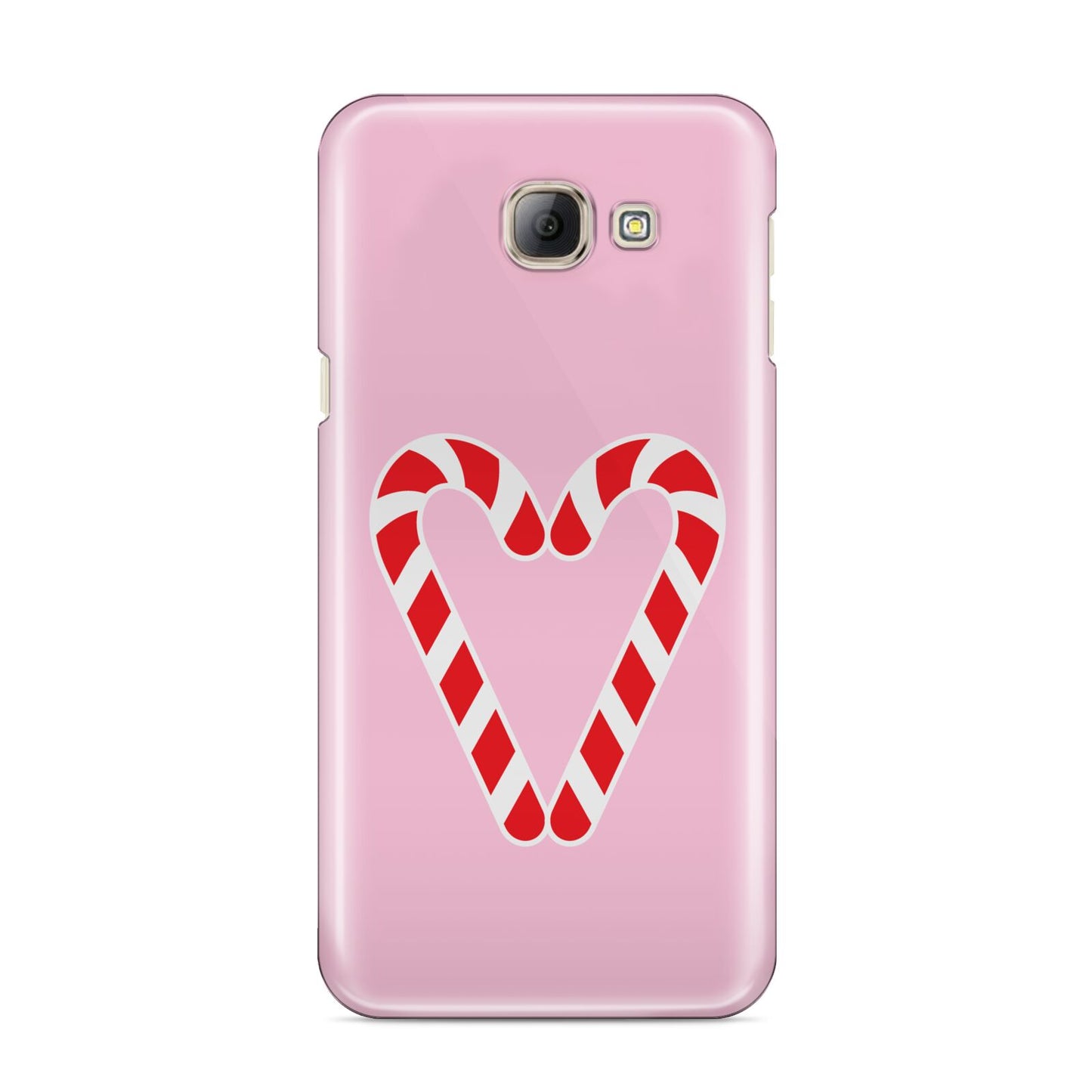 Candy Cane Heart Samsung Galaxy A8 2016 Case