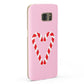 Candy Cane Heart Samsung Galaxy Case Fourty Five Degrees