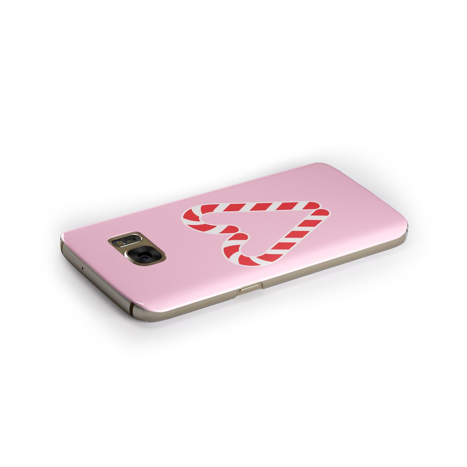 Candy Cane Heart Samsung Galaxy Case Side Close Up
