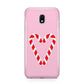 Candy Cane Heart Samsung Galaxy J3 2017 Case