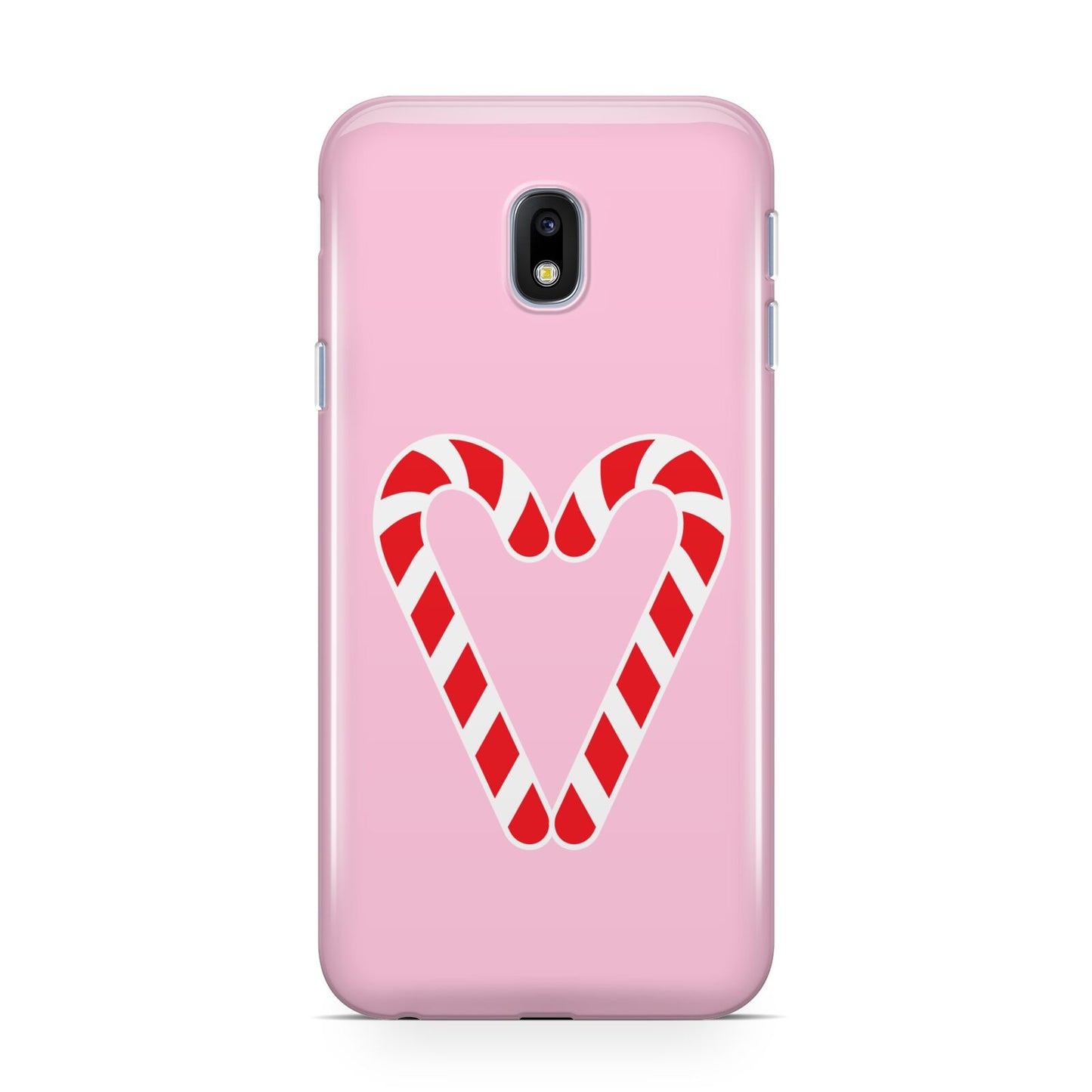 Candy Cane Heart Samsung Galaxy J3 2017 Case