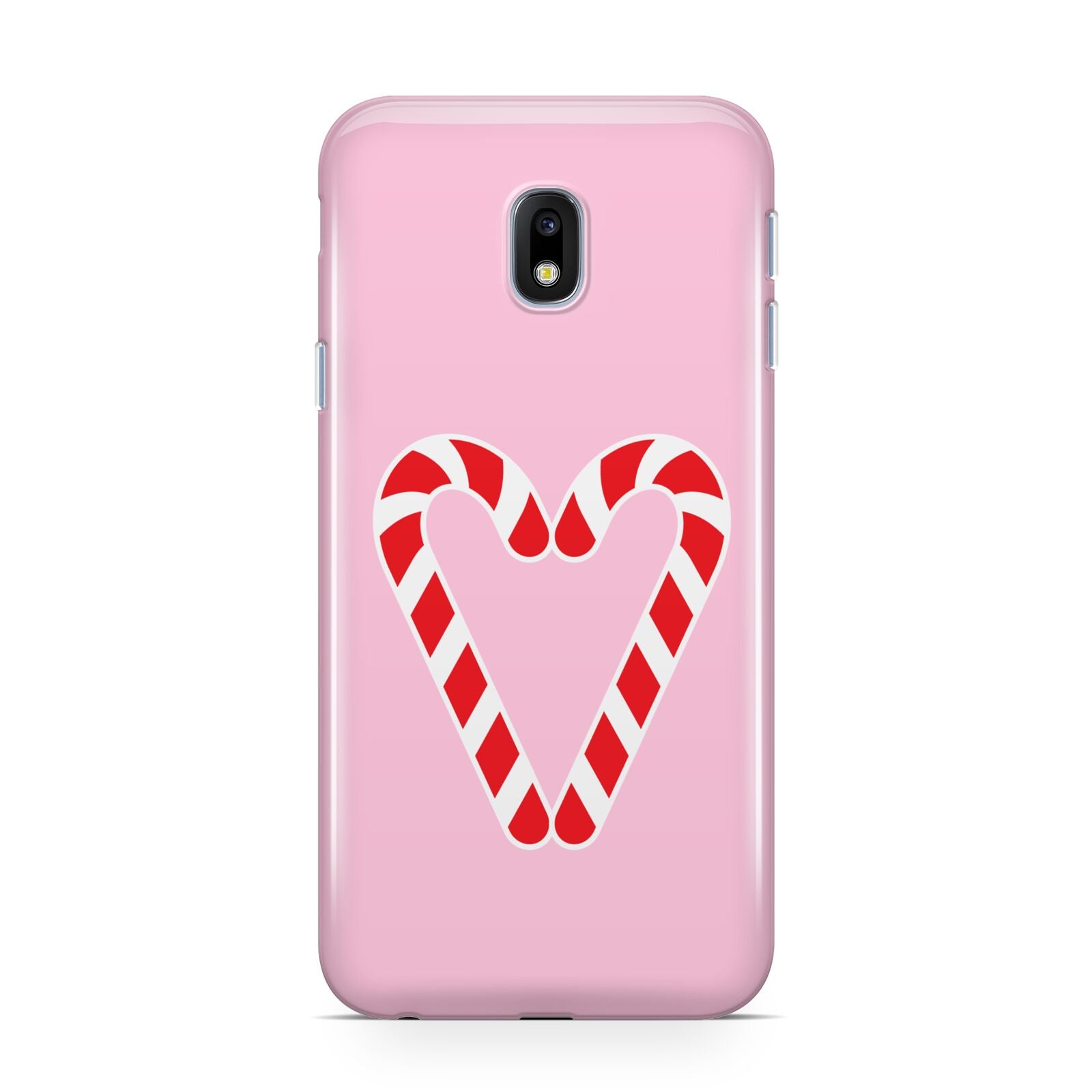 Candy Cane Heart Samsung Galaxy J3 2017 Case