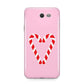 Candy Cane Heart Samsung Galaxy J7 2017 Case