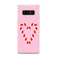 Candy Cane Heart Samsung Galaxy Note 8 Case