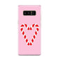 Candy Cane Heart Samsung Galaxy Note 8 Case