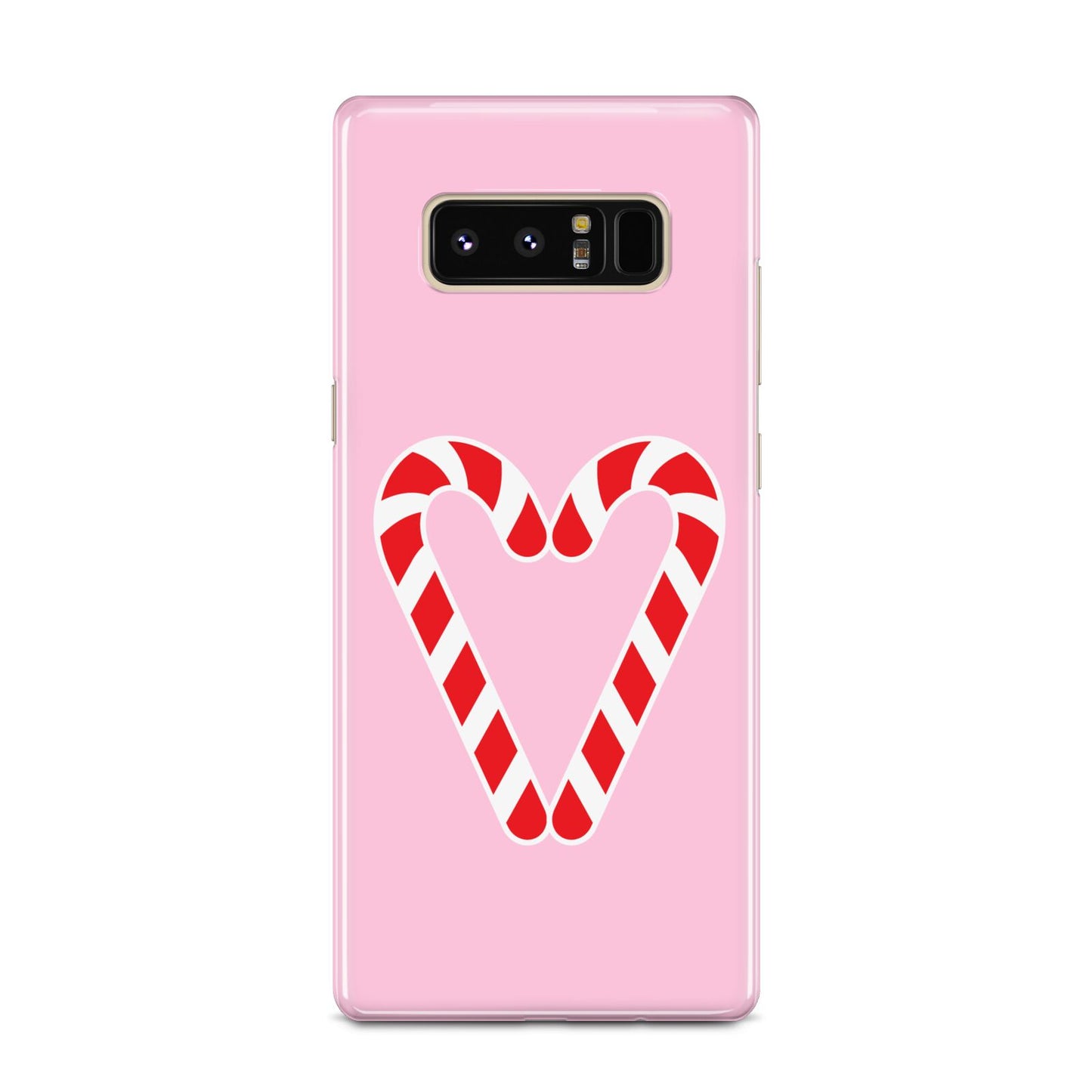 Candy Cane Heart Samsung Galaxy Note 8 Case