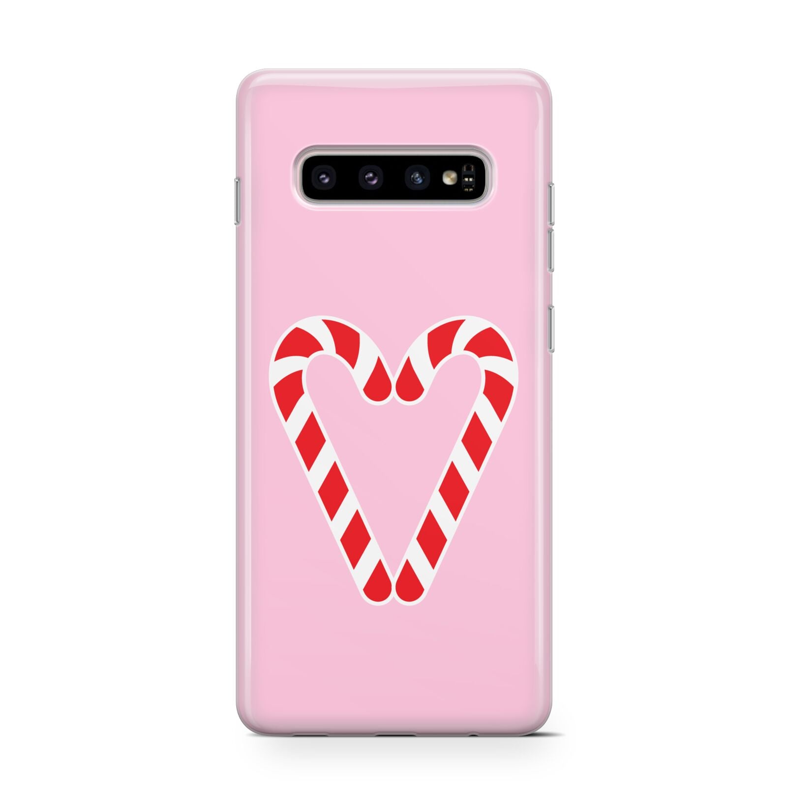 Candy Cane Heart Samsung Galaxy S10 Case