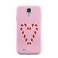 Candy Cane Heart Samsung Galaxy S4 Case