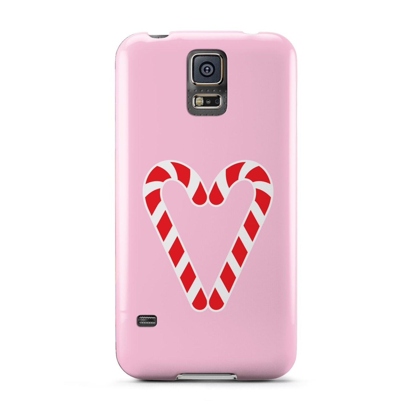 Candy Cane Heart Samsung Galaxy S5 Case