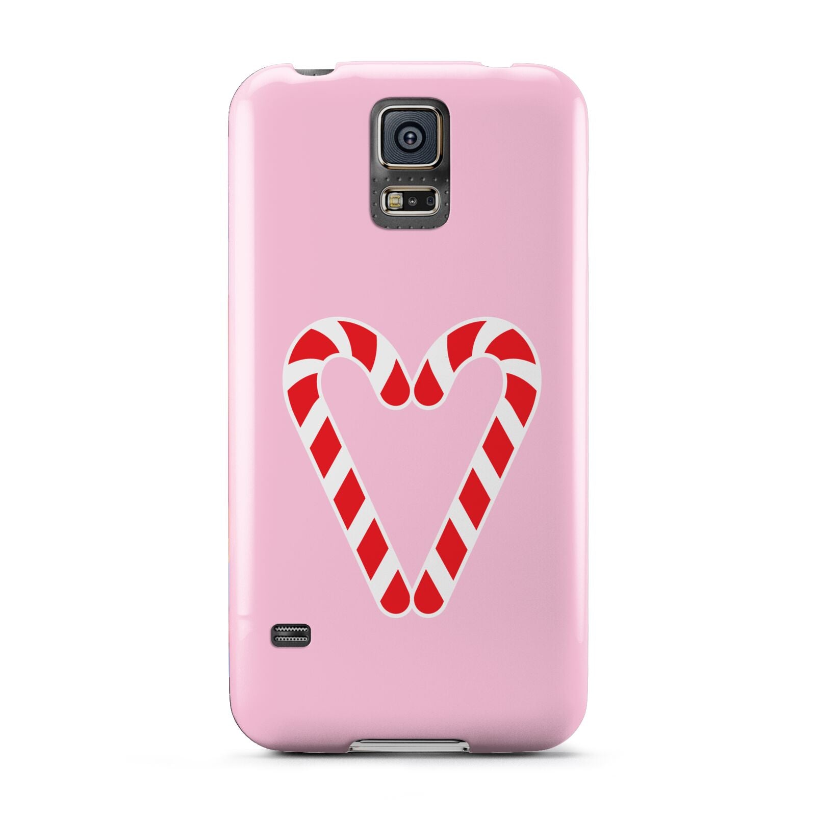 Candy Cane Heart Samsung Galaxy S5 Case