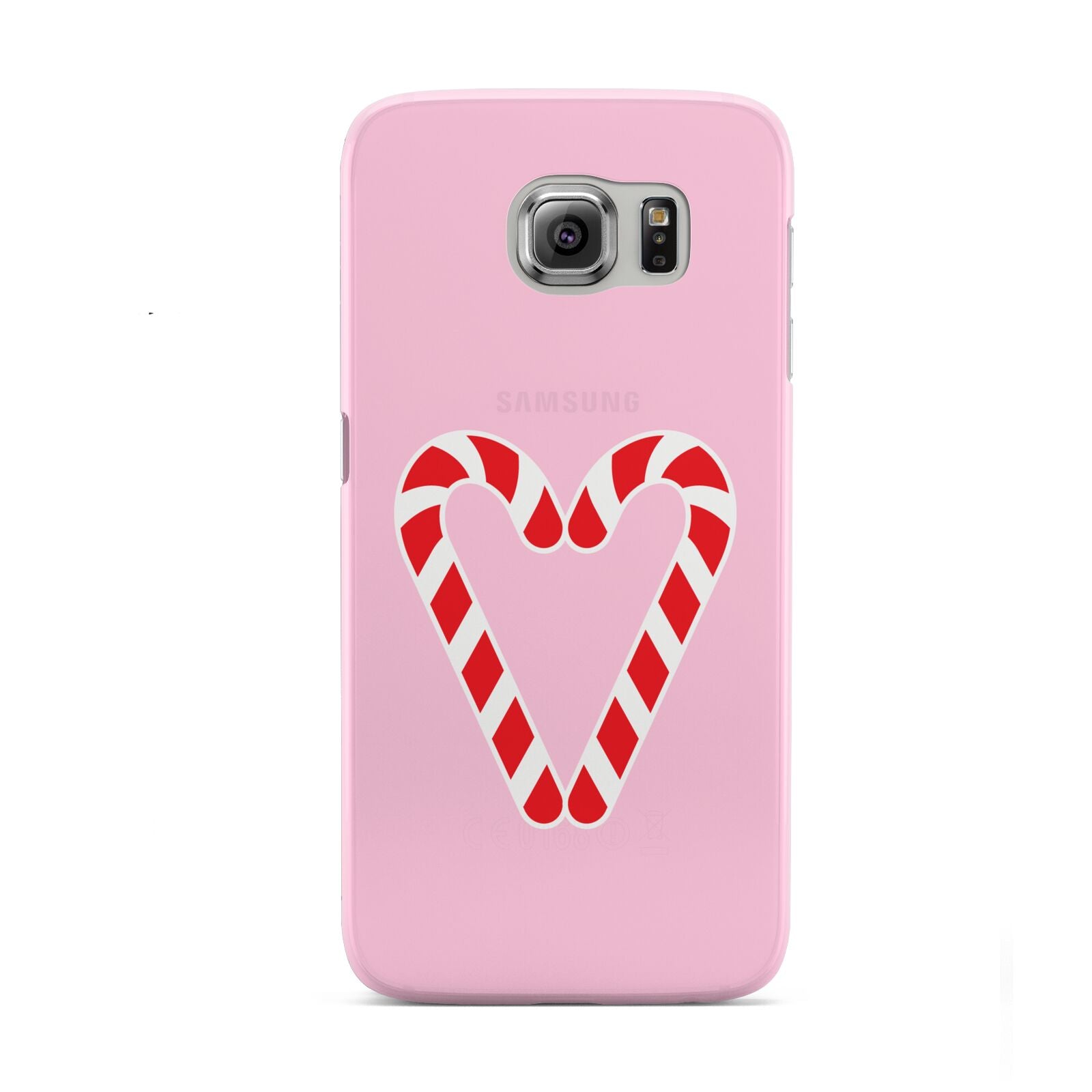 Candy Cane Heart Samsung Galaxy S6 Case