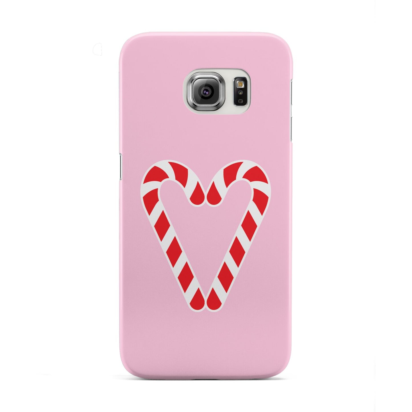 Candy Cane Heart Samsung Galaxy S6 Edge Case