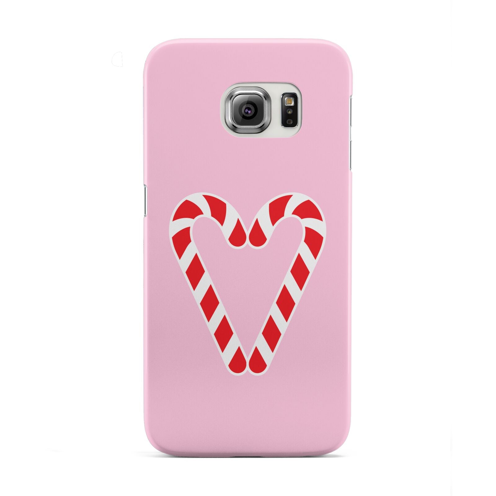 Candy Cane Heart Samsung Galaxy S6 Edge Case