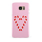 Candy Cane Heart Samsung Galaxy S7 Edge Case