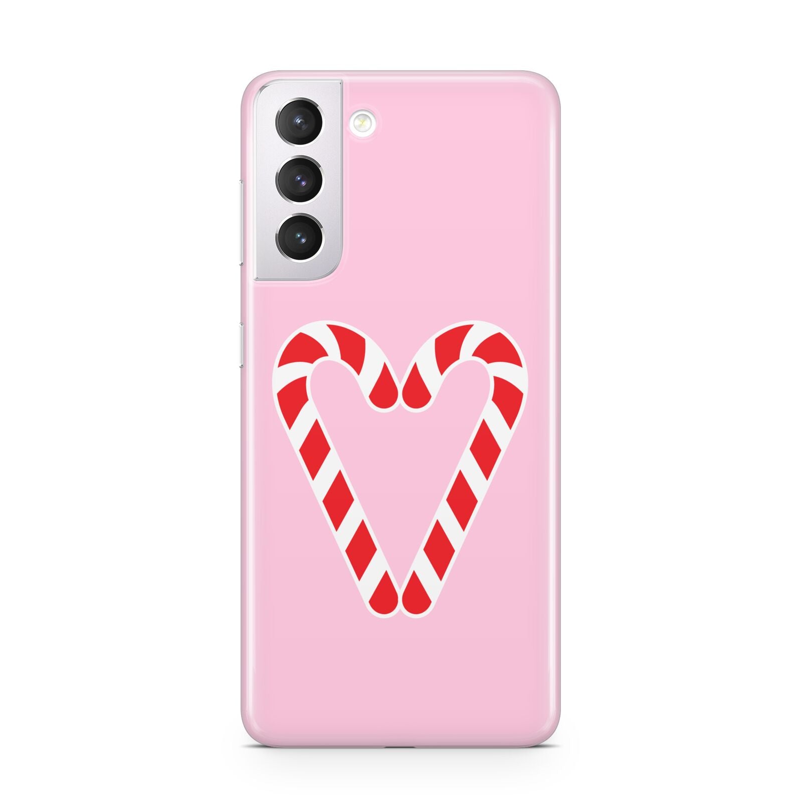 Candy Cane Heart Samsung S21 Case