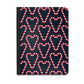 Candy Cane Pattern Apple iPad Leather Folio Case