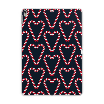 Candy Cane Pattern Apple iPad Silver Case