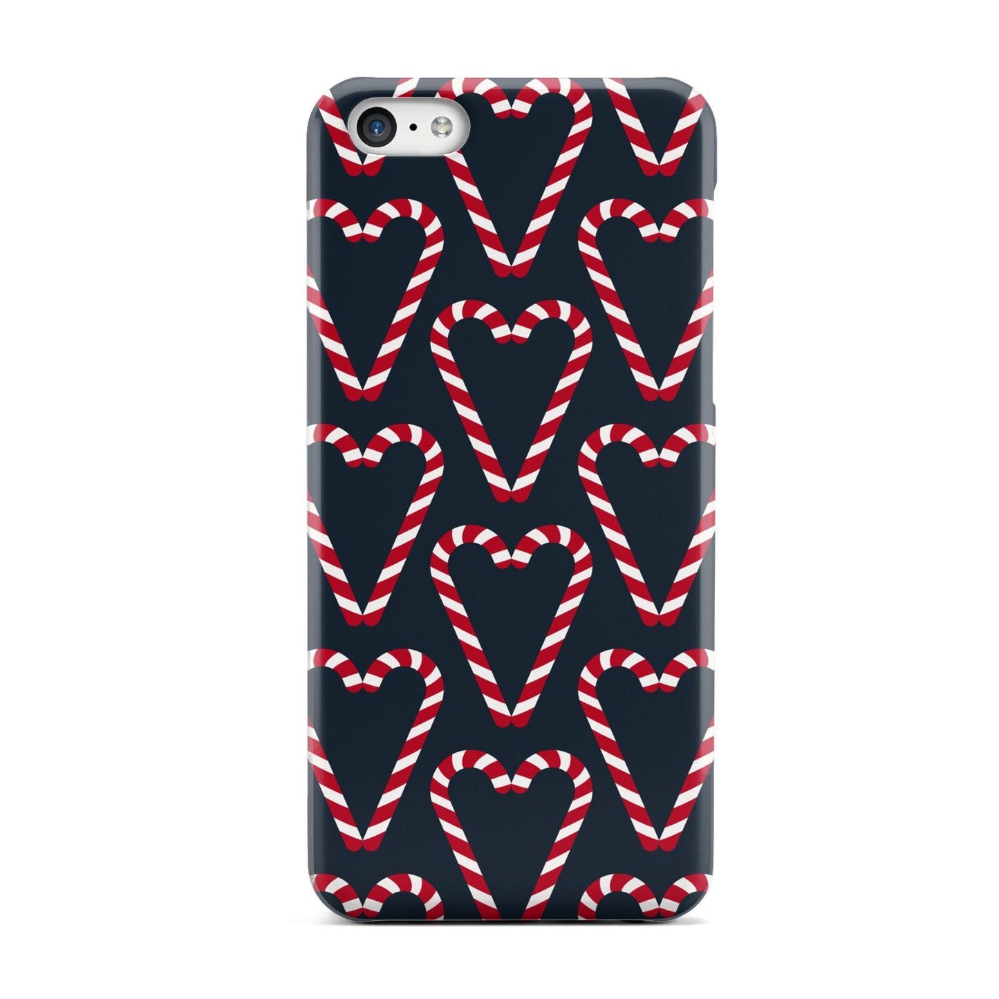 Candy Cane Pattern Apple iPhone 5c Case