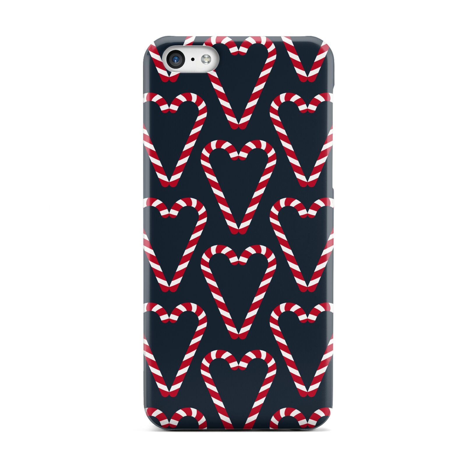 Candy Cane Pattern Apple iPhone 5c Case