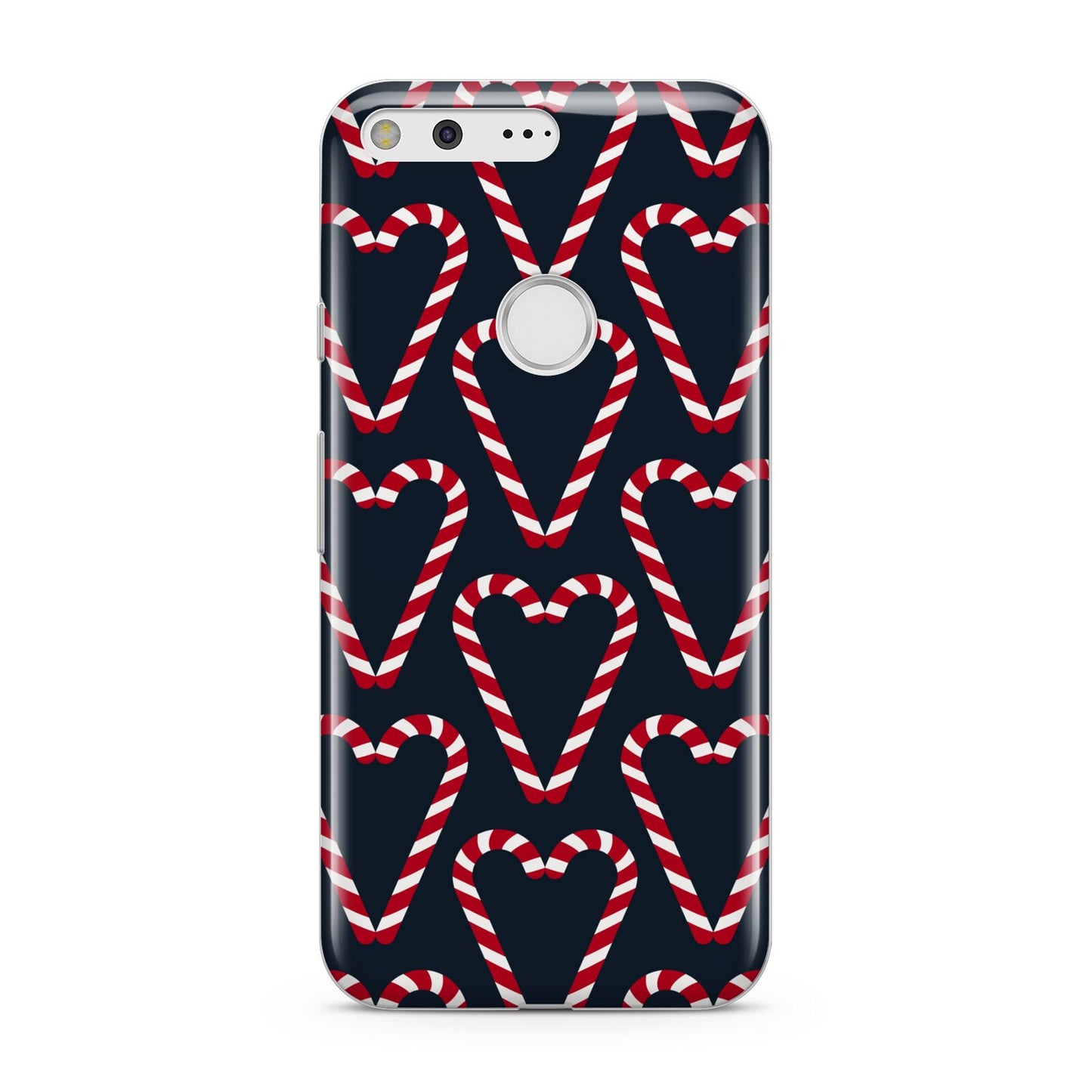 Candy Cane Pattern Google Pixel Case