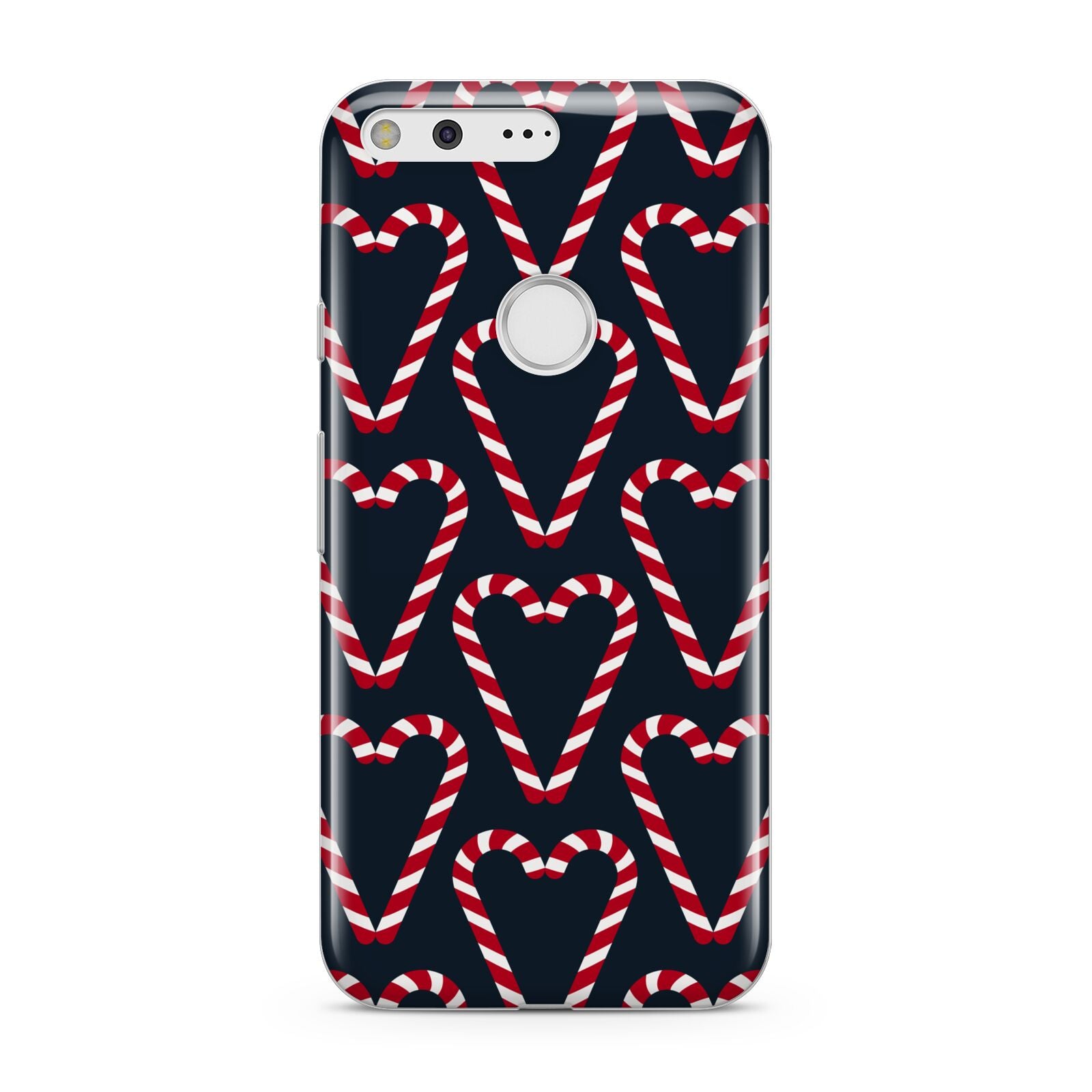 Candy Cane Pattern Google Pixel Case