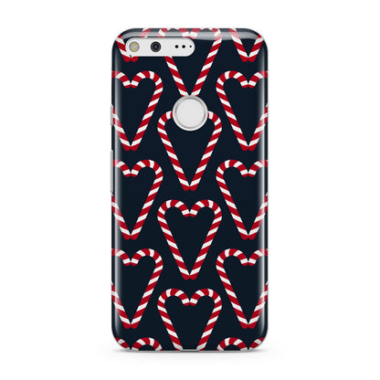 Candy Cane Pattern Google Pixel Case