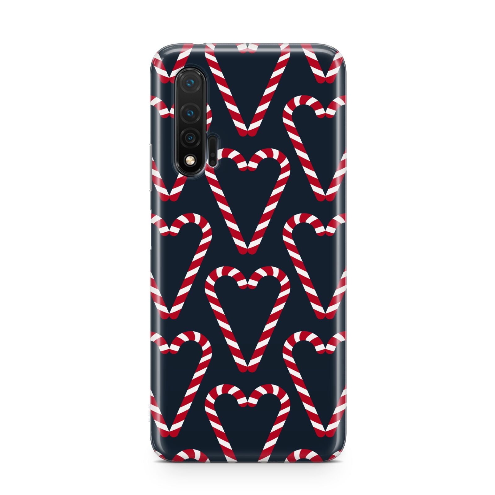 Candy Cane Pattern Huawei Nova 6 Phone Case