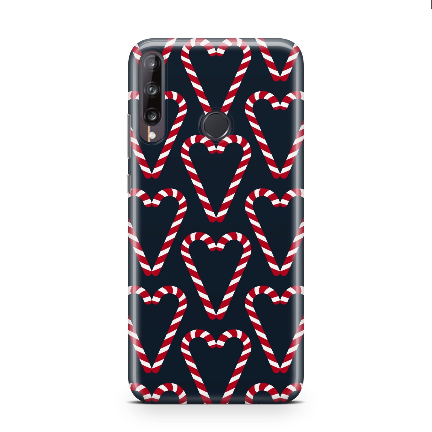 Candy Cane Pattern Huawei P40 Lite E Phone Case