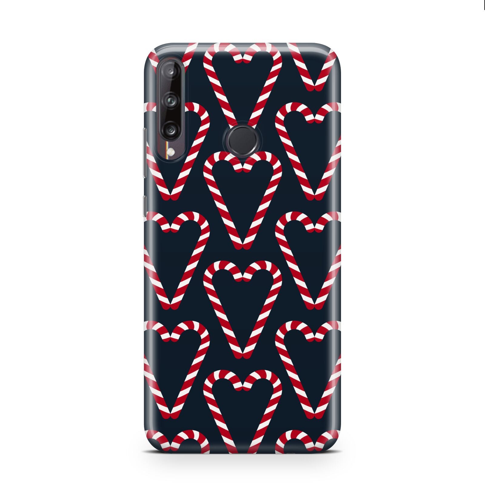 Candy Cane Pattern Huawei P40 Lite E Phone Case