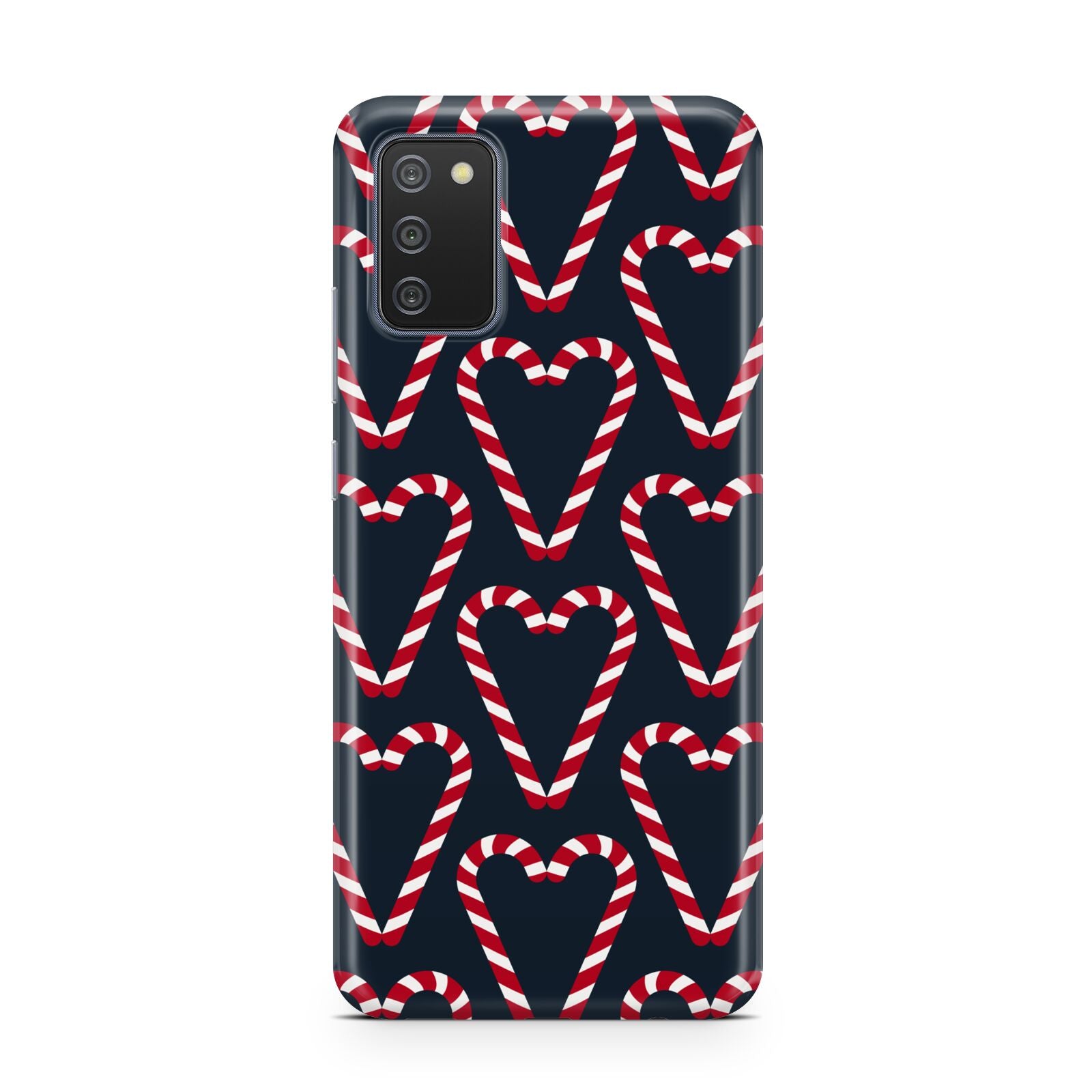 Candy Cane Pattern Samsung A02s Case