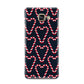 Candy Cane Pattern Samsung Galaxy A3 2016 Case on gold phone