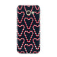 Candy Cane Pattern Samsung Galaxy A5 2017 Case on gold phone