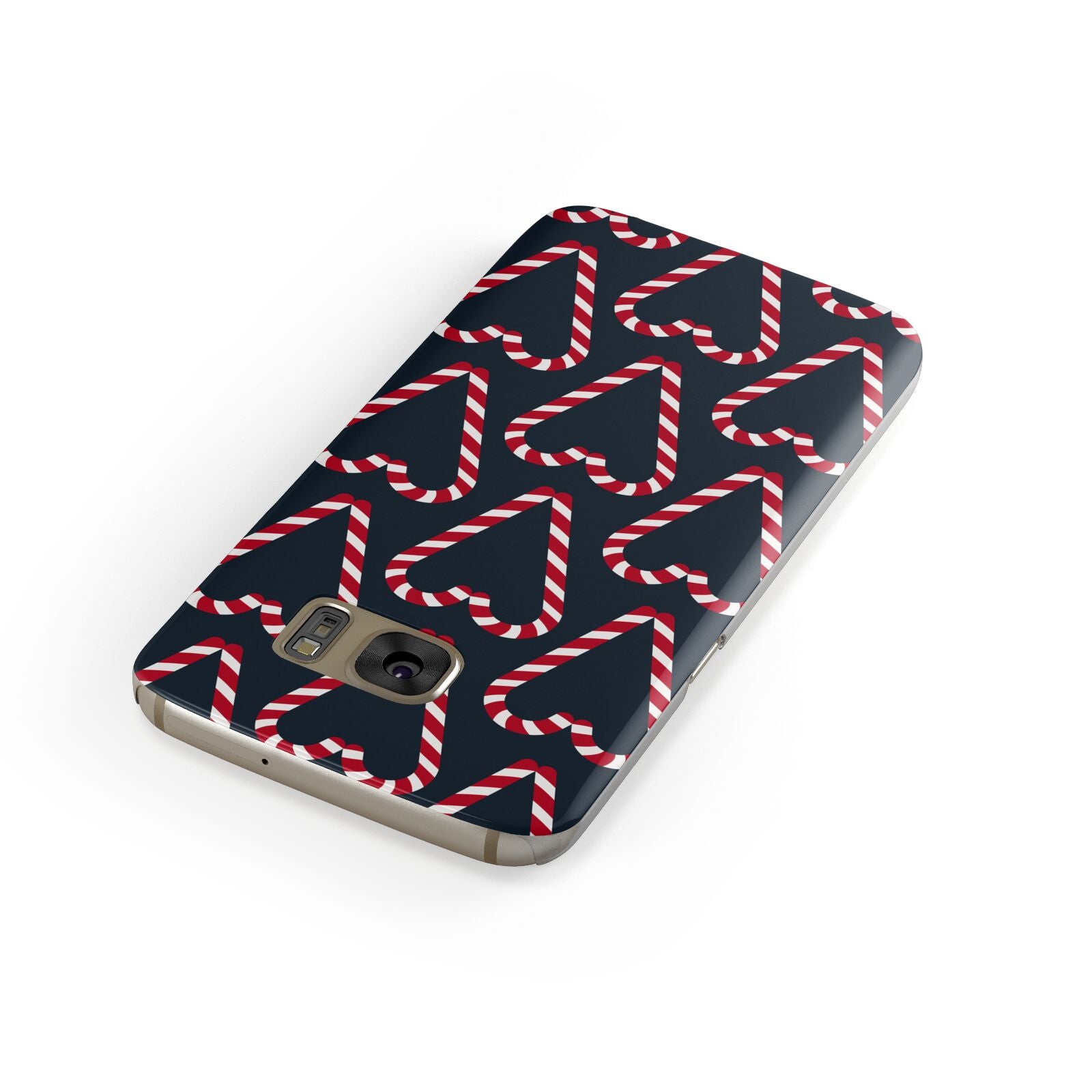 Candy Cane Pattern Samsung Galaxy Case Front Close Up