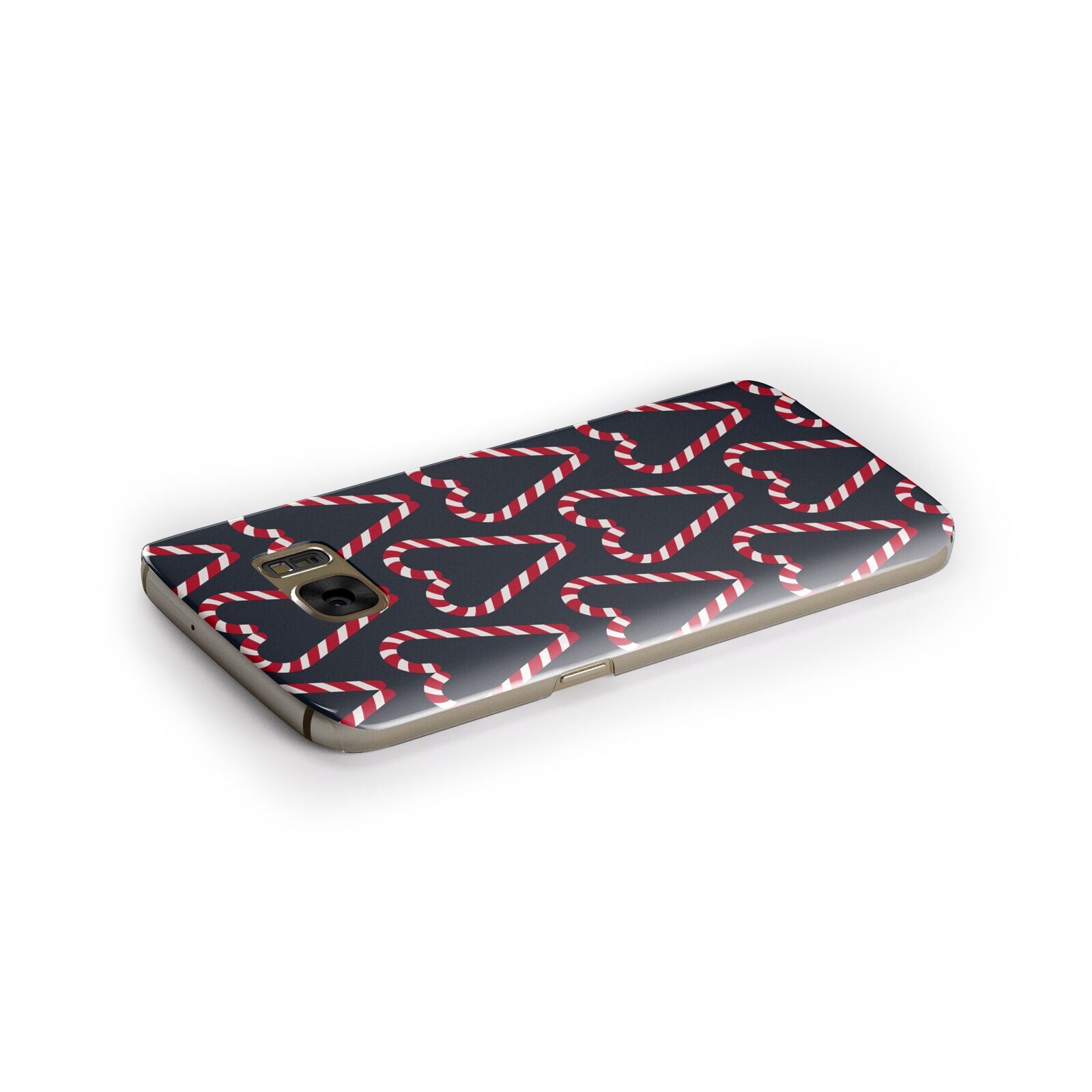 Candy Cane Pattern Samsung Galaxy Case Side Close Up