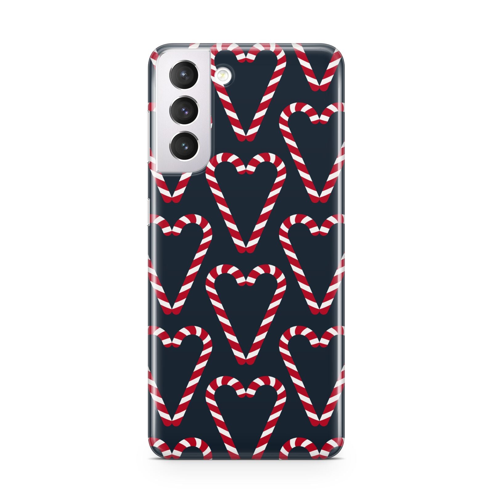 Candy Cane Pattern Samsung S21 Case
