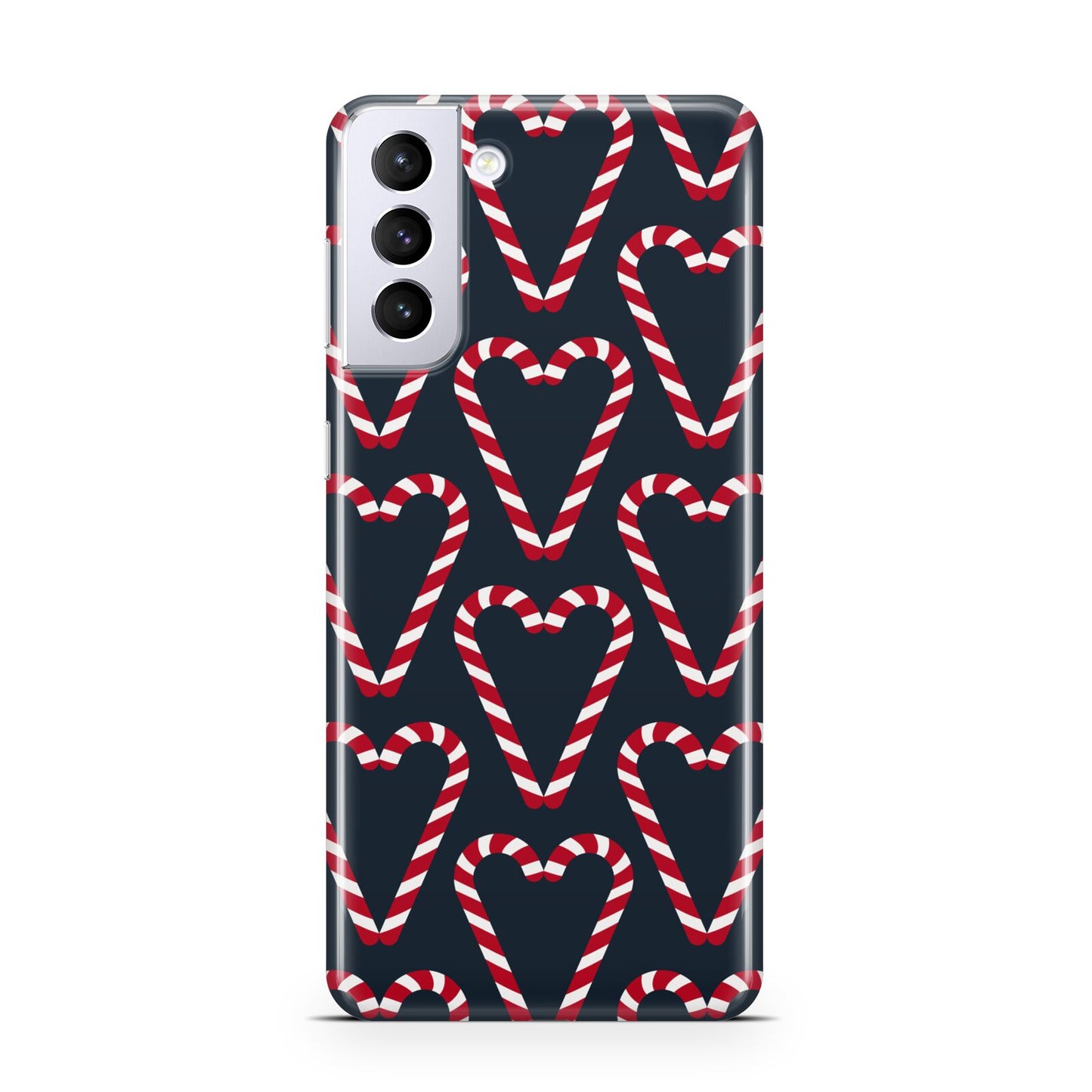 Candy Cane Pattern Samsung S21 Plus Case