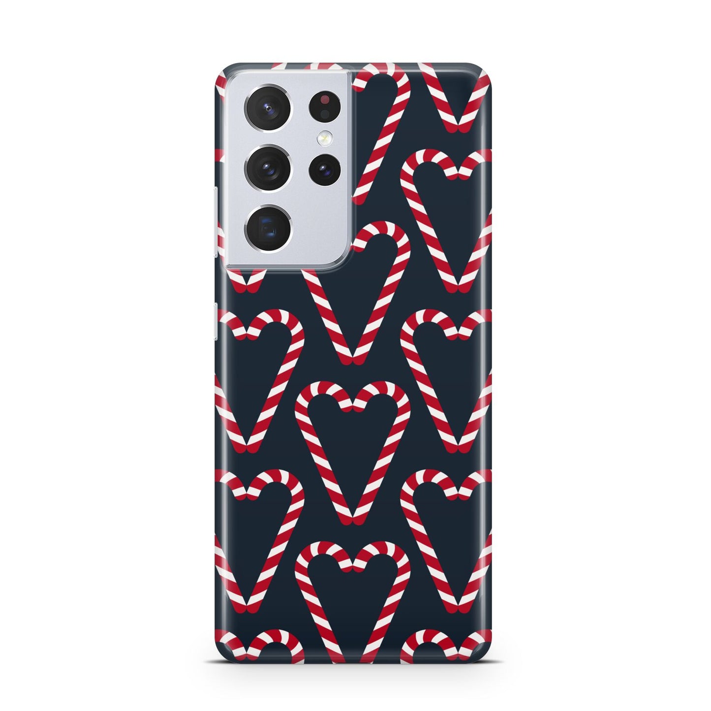 Candy Cane Pattern Samsung S21 Ultra Case