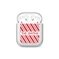 Candy Cane Personalised AirPods Case