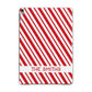 Candy Cane Personalised Apple iPad Grey Case