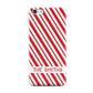 Candy Cane Personalised Apple iPhone 5c Case